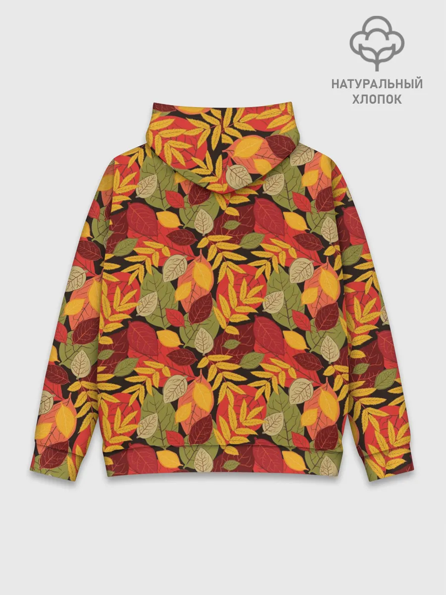 Худи мужской база хлопок / Осенние листья