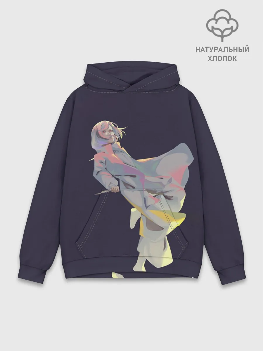 Худи мужской база хлопок / Маньяк акудама