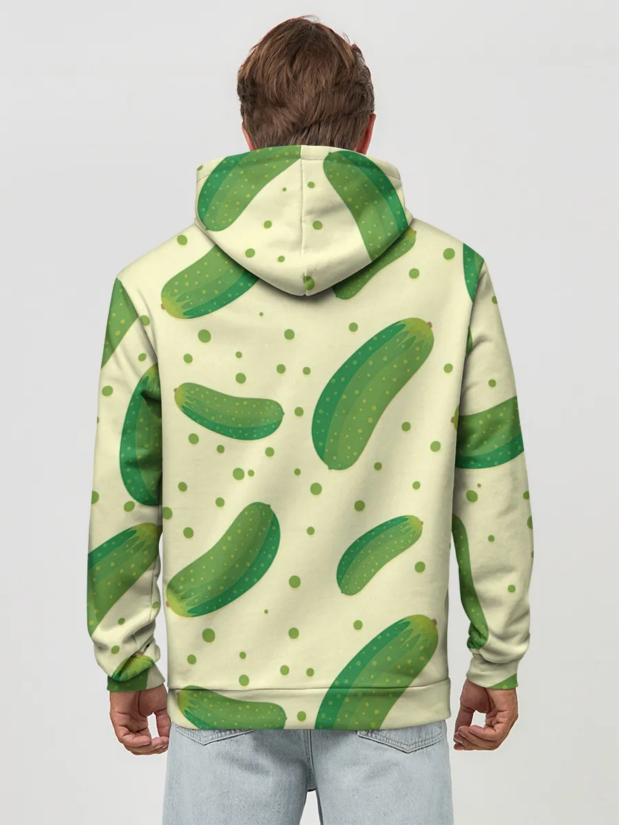 Худи мужской база хлопок / Огурчики