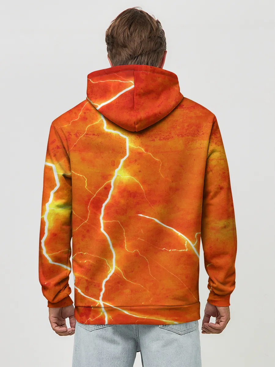 Худи мужской база хлопок / Молния