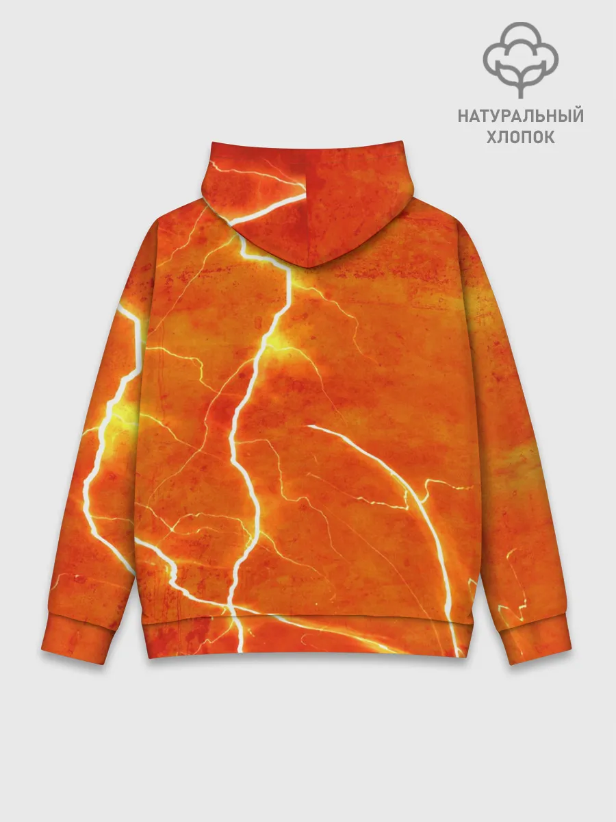 Худи мужской база хлопок / Молния