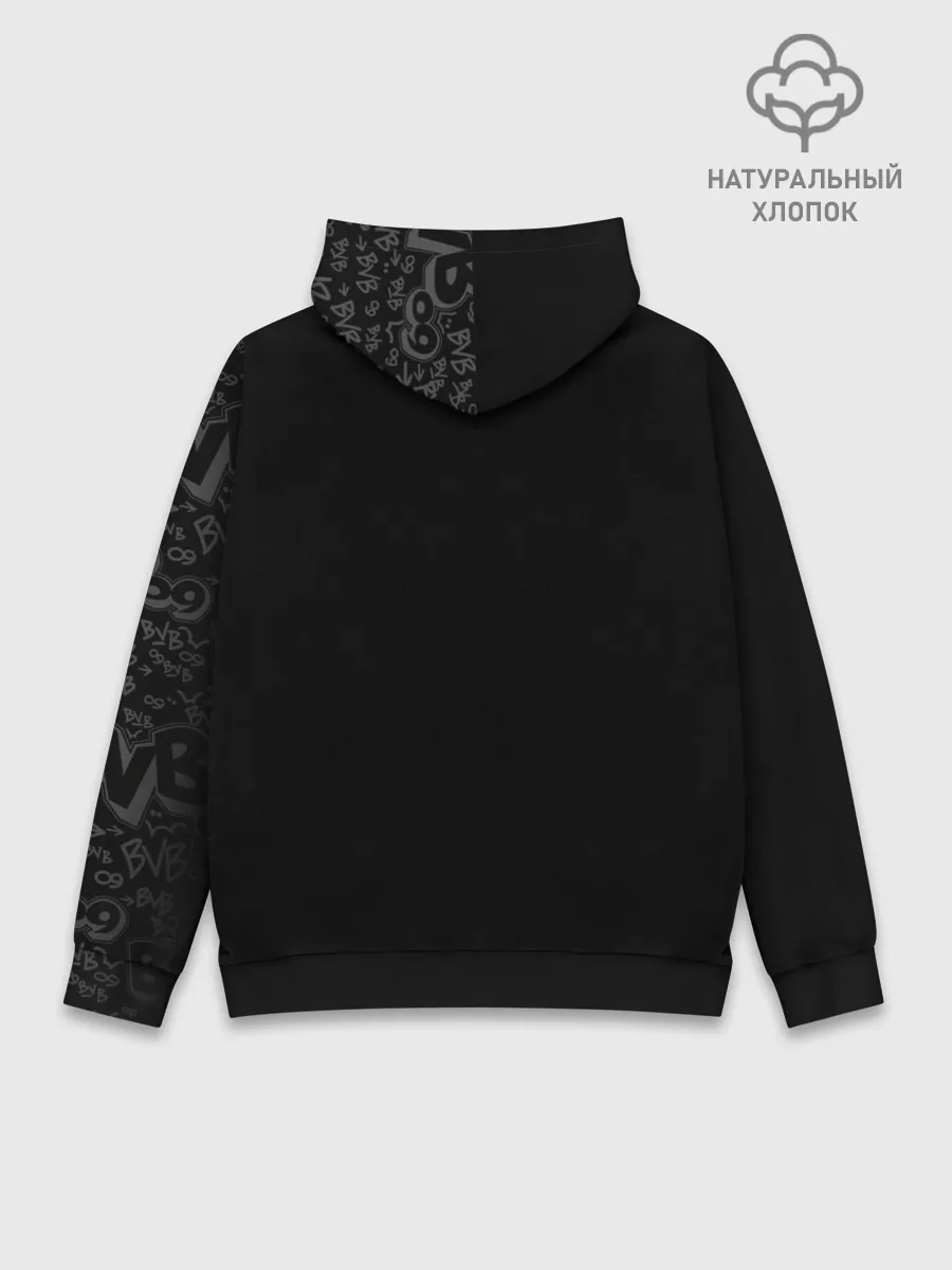 Худи мужской база хлопок / BORUSSIA выездная сезон 20/21