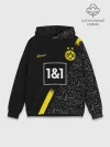 Худи мужской база хлопок / BORUSSIA выездная сезон 20/21
