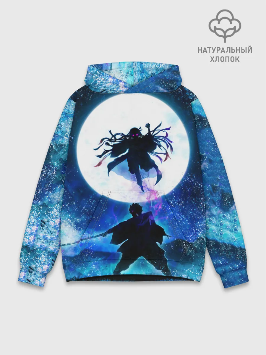 Худи мужской база хлопок / Клинок рассекающий демонов