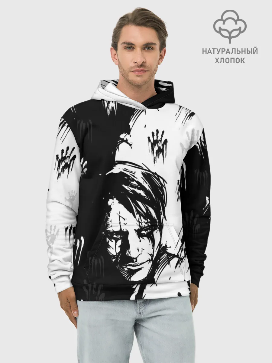 Худи мужской база хлопок / DEATH STRANDING