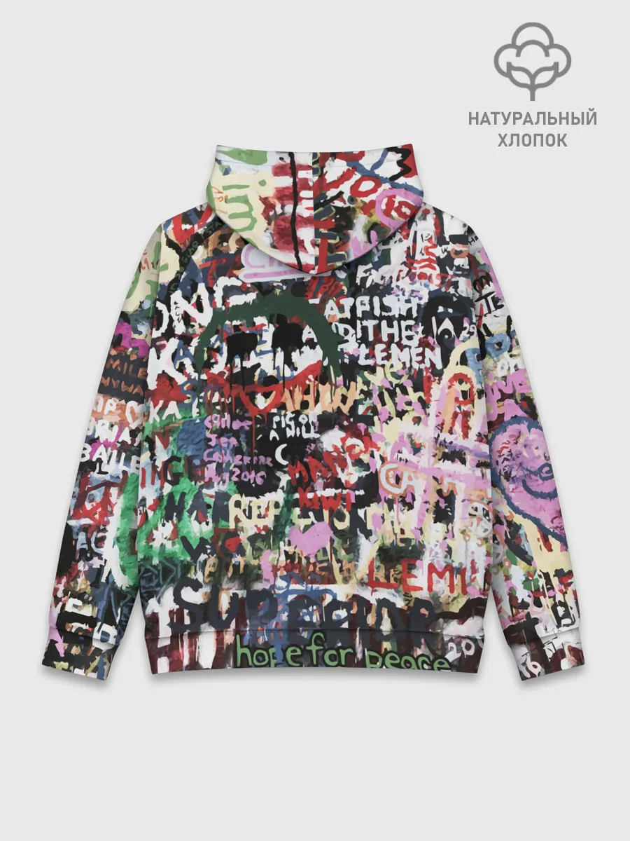 Худи мужской база хлопок / Street graffiti
