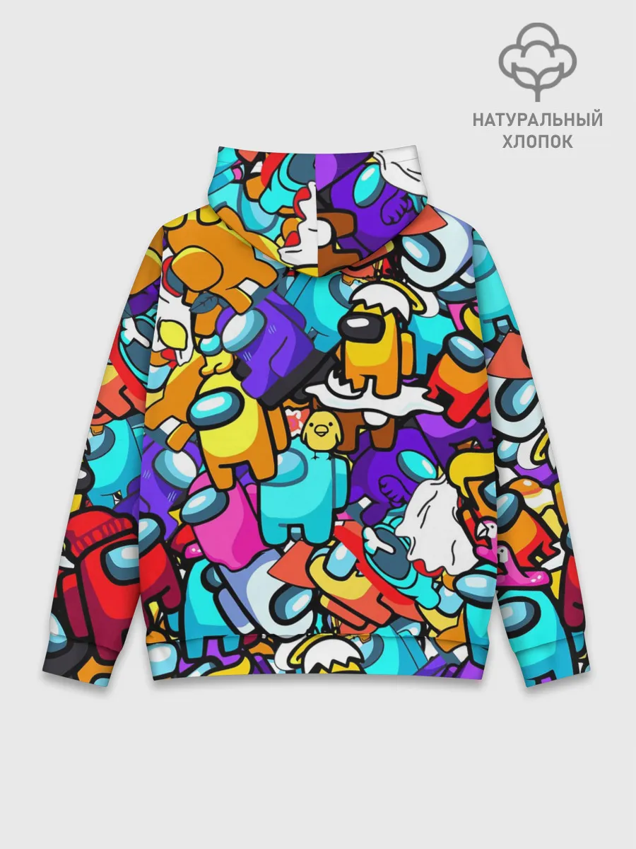 Худи мужской база хлопок / AMONG US