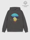 Худи мужской база хлопок / Закат