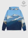 Худи мужской база хлопок / Снежные горы