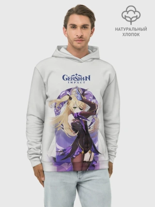 Худи мужской база хлопок / Genshin Impact