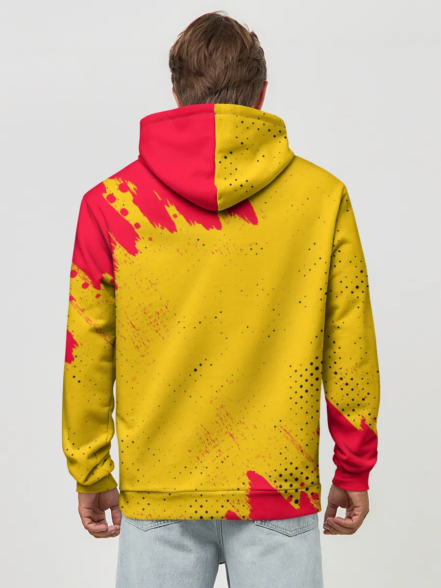 Худи мужской база хлопок / AMONG US - КРАСНЫЙ