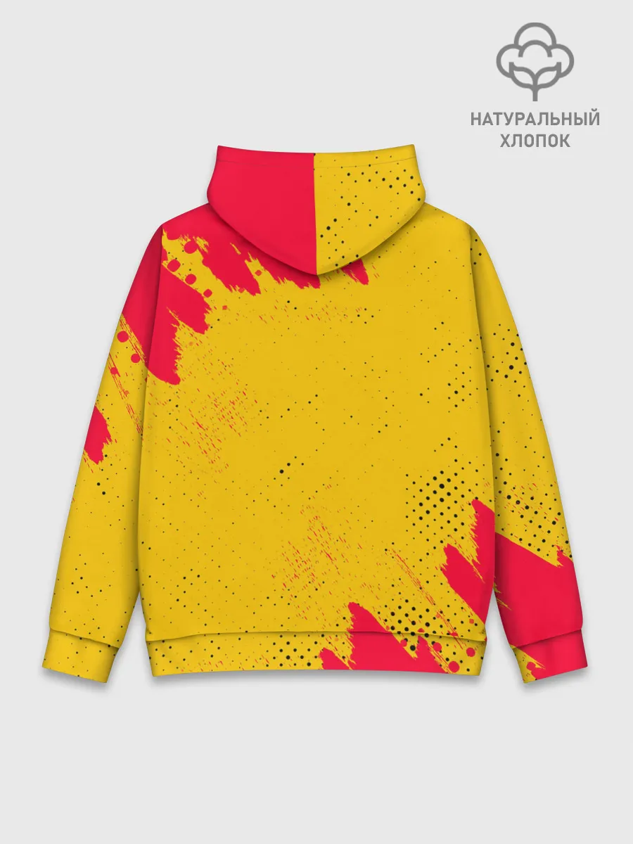 Худи мужской база хлопок / AMONG US - КРАСНЫЙ