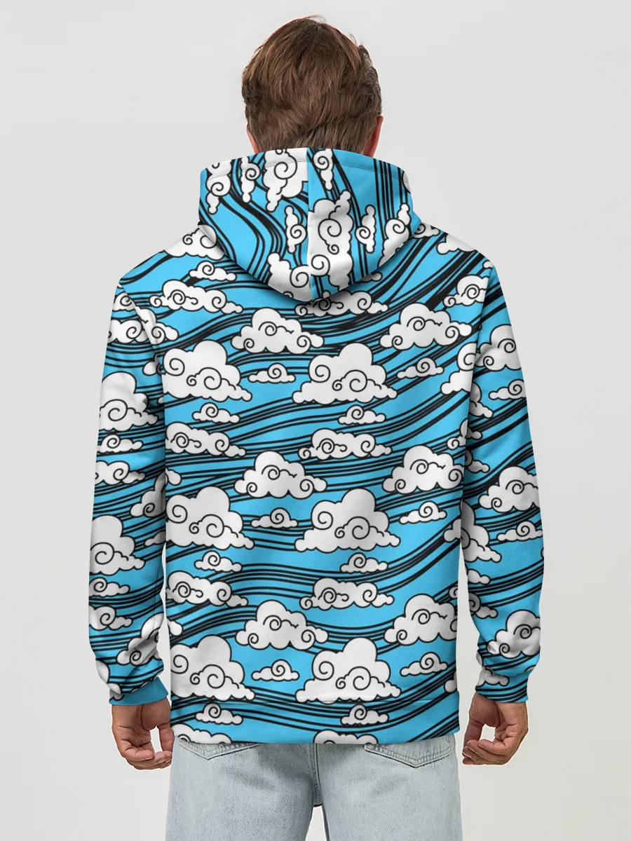 Худи мужской база хлопок / КИМОНО ТАНДЖИРО