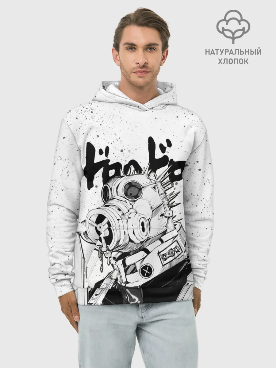 Худи мужской база хлопок / Кайман Дорохедоро