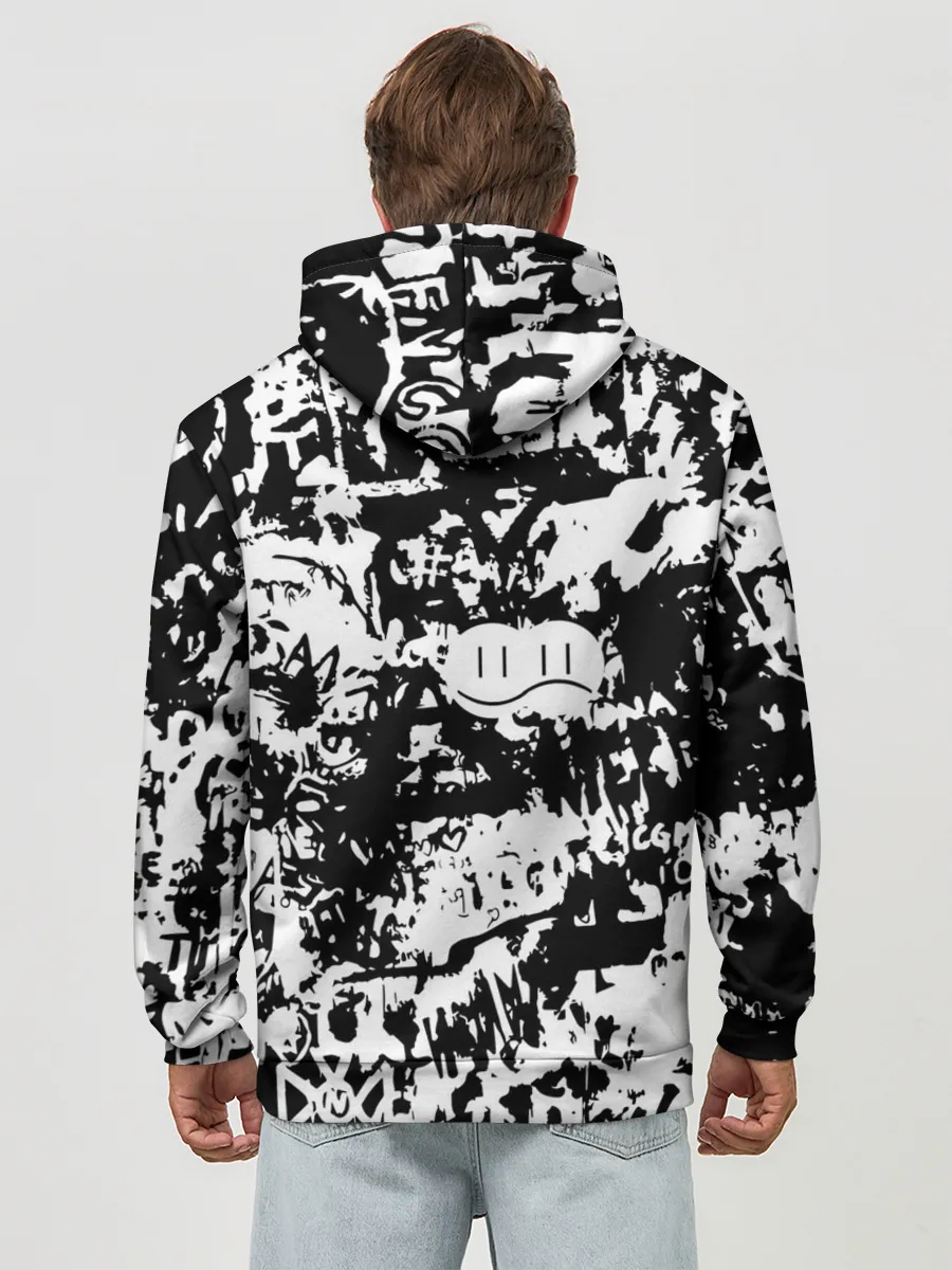 Худи мужской база хлопок / Graffiti