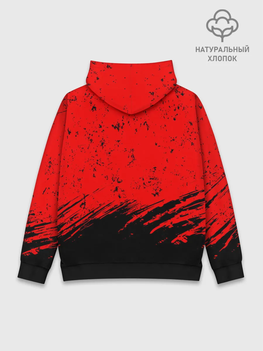 Худи мужской база хлопок / AMONG US - НЕ ВЕРЬ НИКОМУ