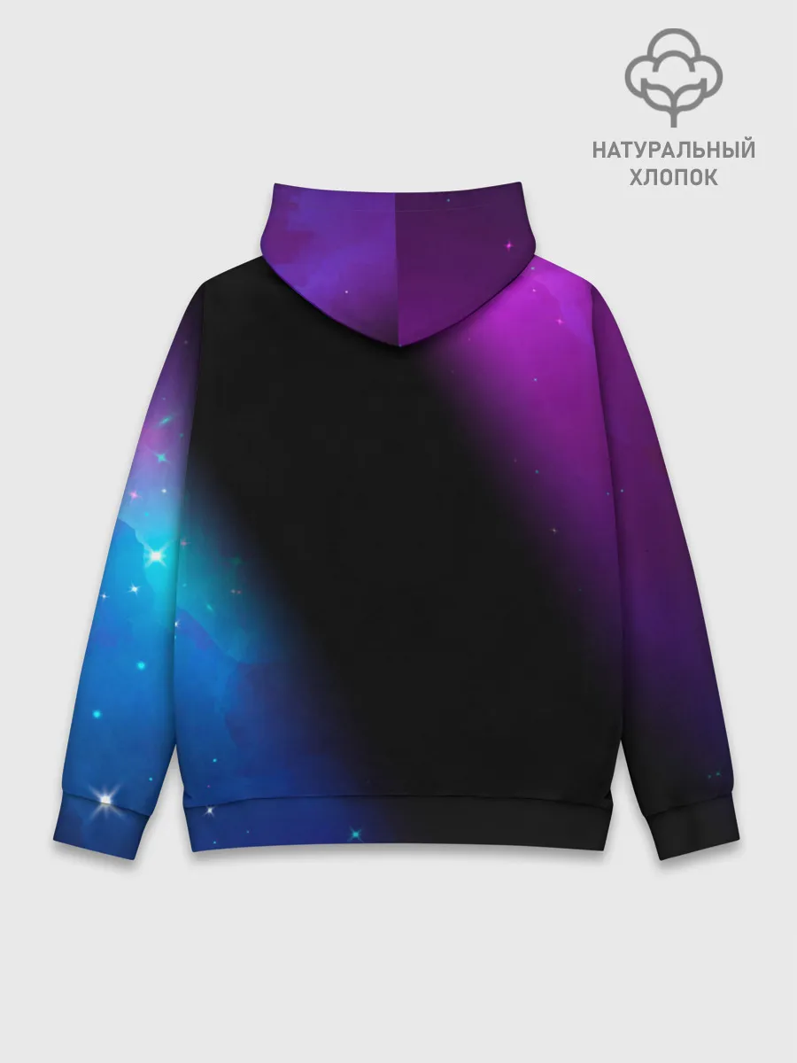 Худи мужской база хлопок / AMONG US - КОСМОС