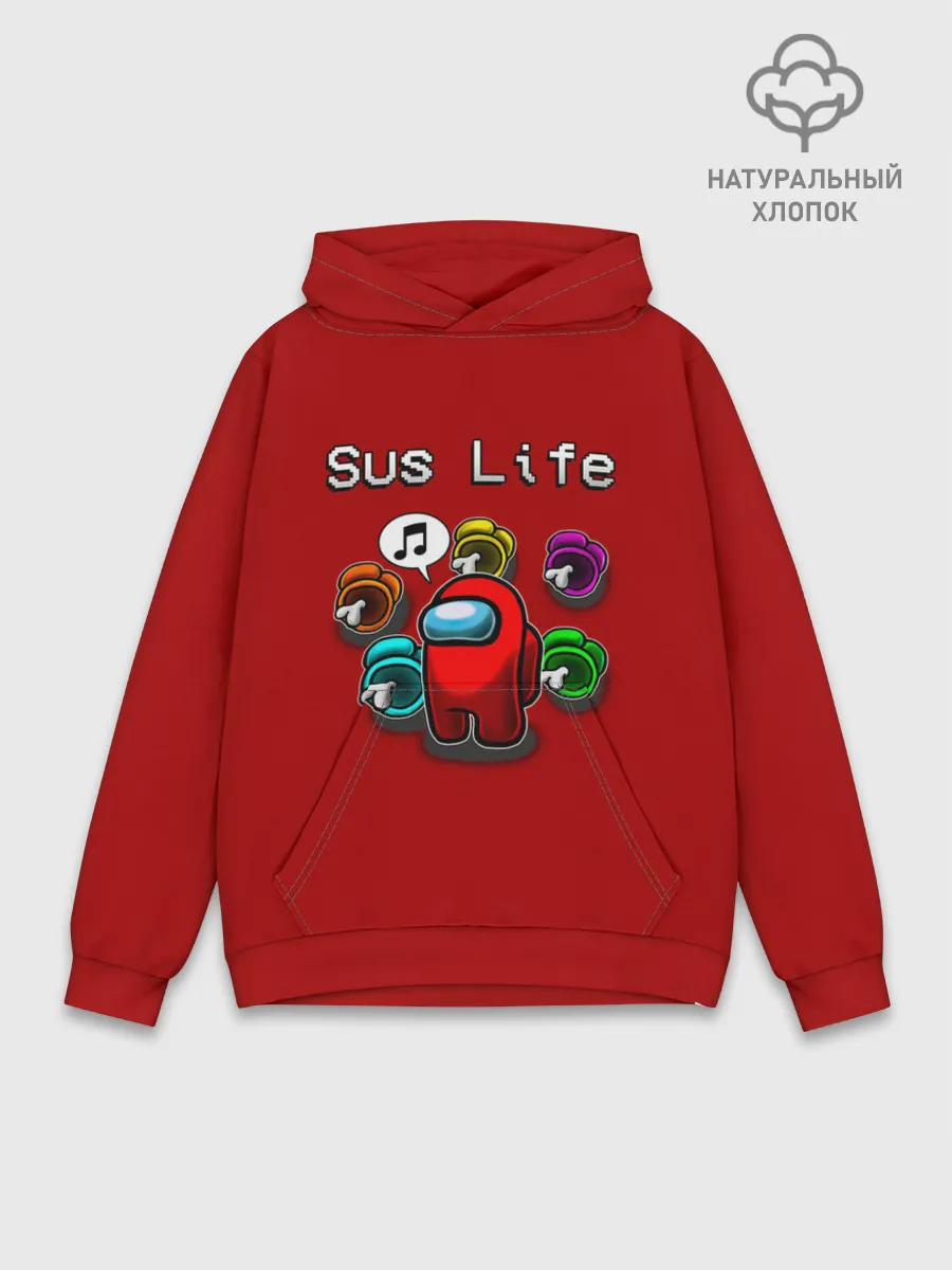 Худи мужской база хлопок / Sus Life