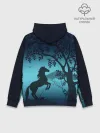 Худи мужской база хлопок / Конь