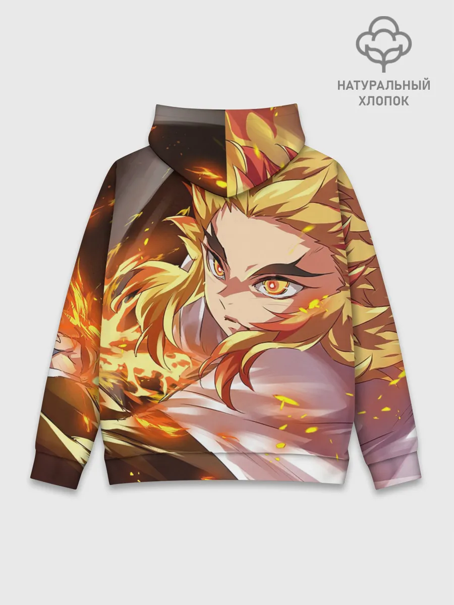 Худи мужской база хлопок / Клинок Рассекающий Демонов