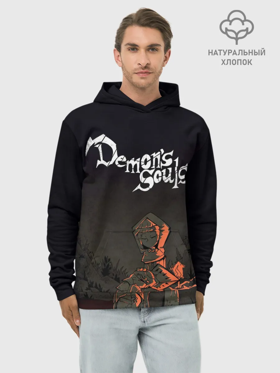Худи мужской база хлопок / Demons souls