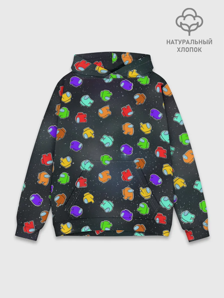 Худи мужской база хлопок / Among Us