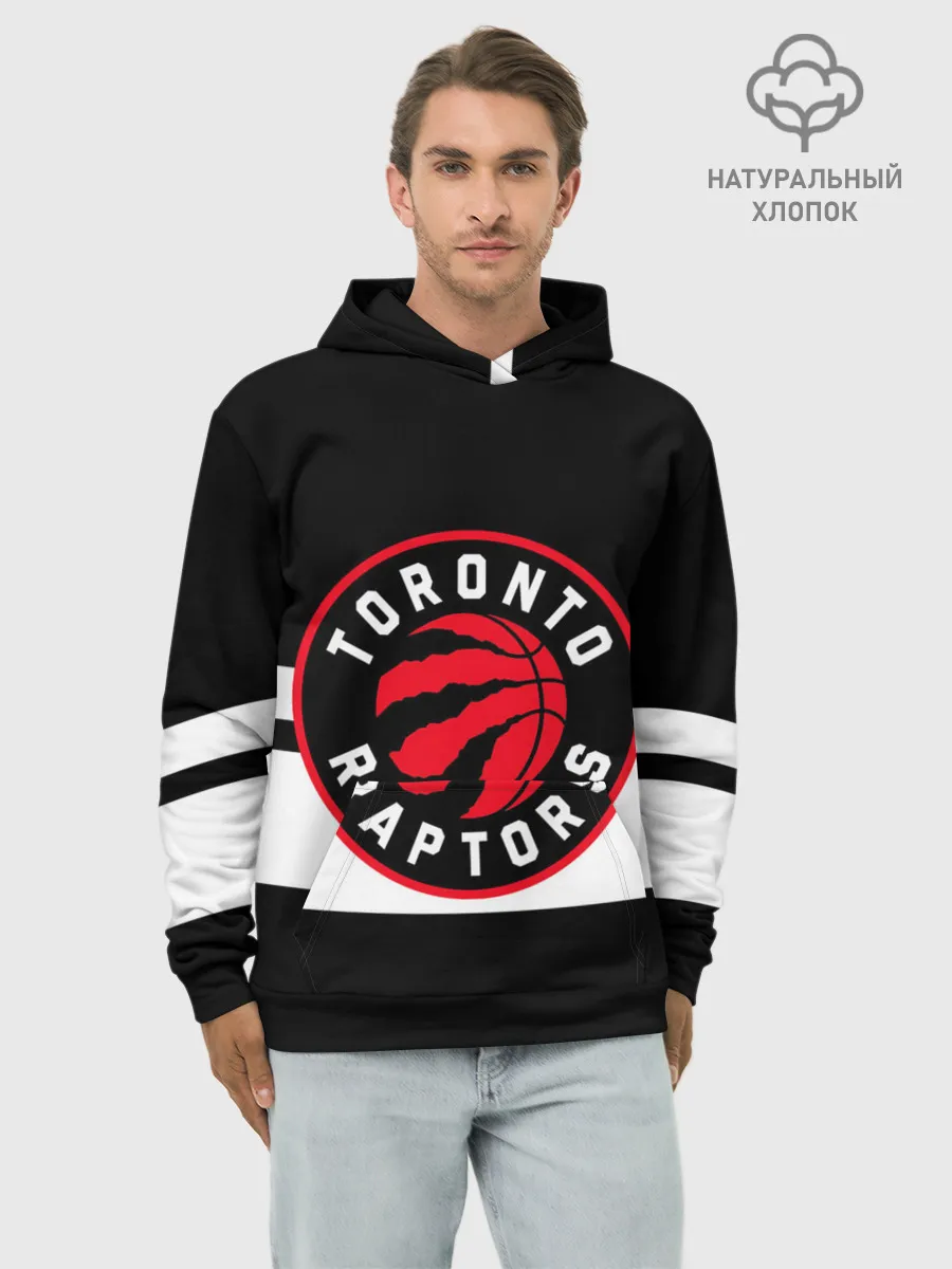 Худи мужской база хлопок / TORONTO RAPTORS