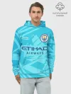 Худи мужской база хлопок / MANCHESTER CITY