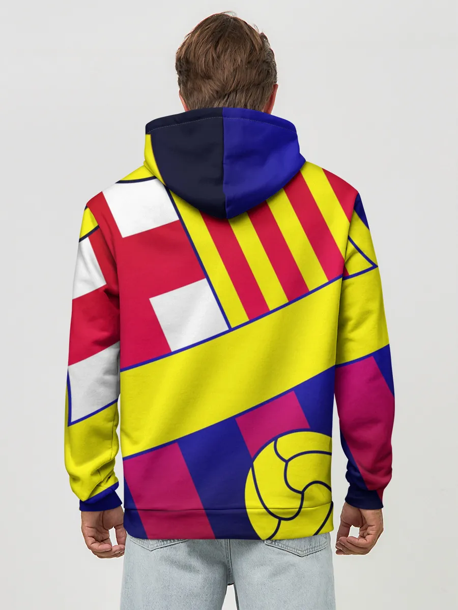 Худи мужской база хлопок / BARCELONA