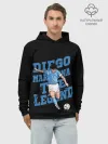 Худи мужской база хлопок / Diego Maradona