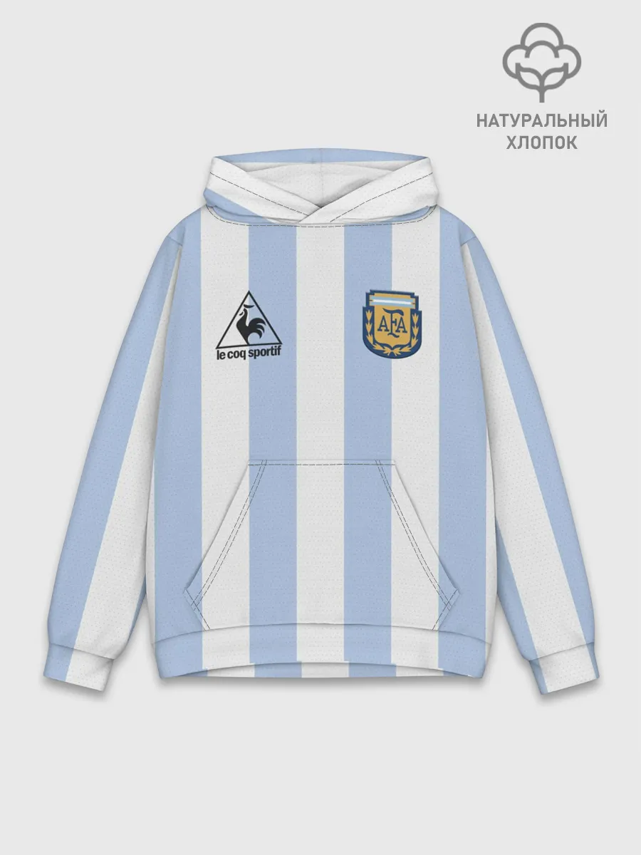 Худи мужской база хлопок / Diego Maradona 10