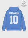 Худи мужской база хлопок / Диего Марадона Наполи Ретро
