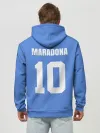 Худи мужской база хлопок / Диего Марадона Наполи