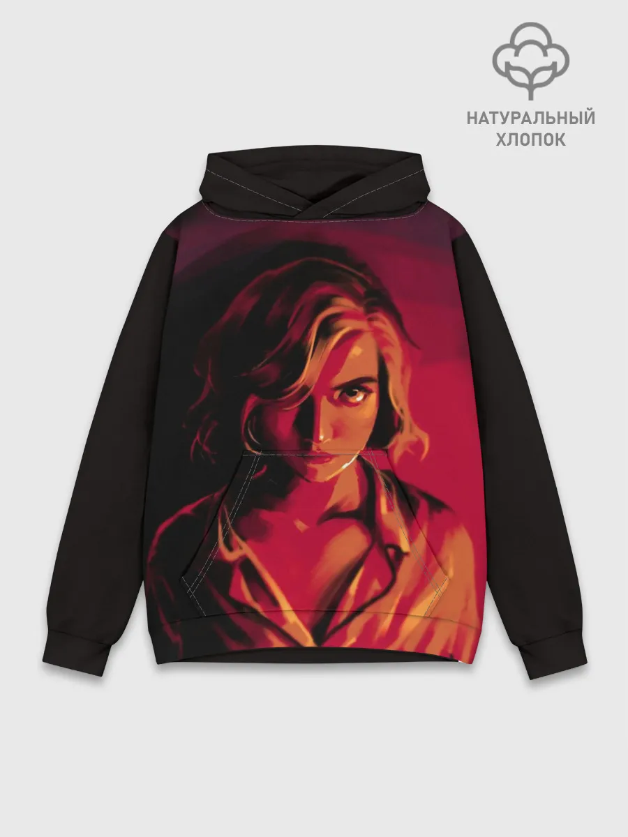 Худи мужской база хлопок / Ход Королевы