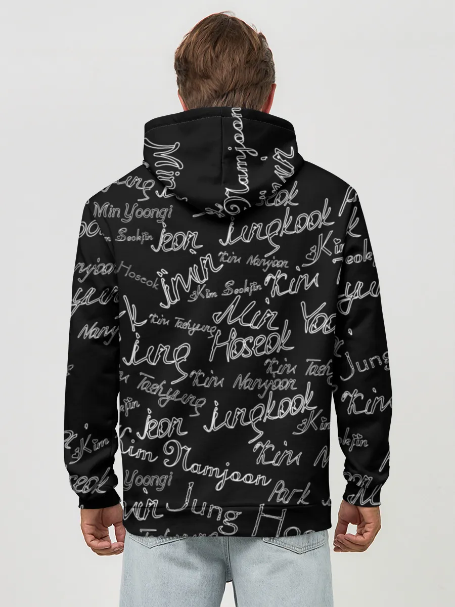 Худи мужской база хлопок / BTS