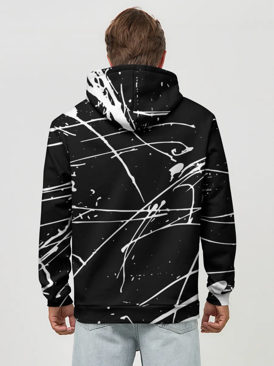 Худи мужской база хлопок / Demon Slayer: Kimetsu no Yaiba