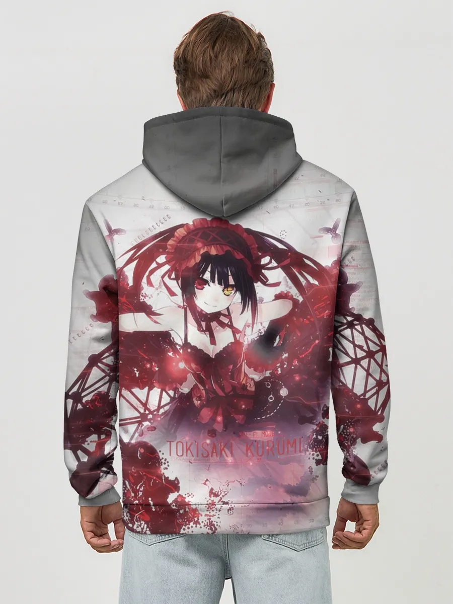 Худи мужской база хлопок / Куруми Токисаки