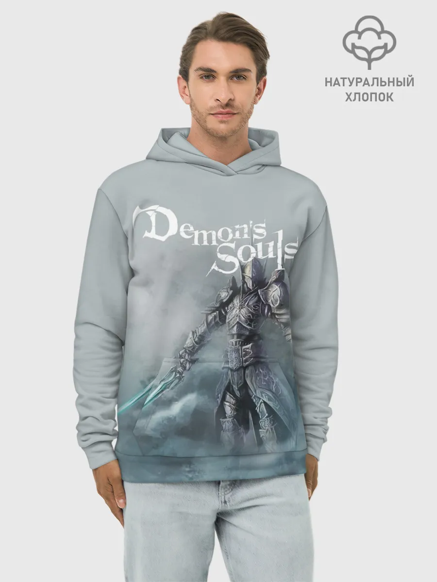 Худи мужской база хлопок / Demons souls