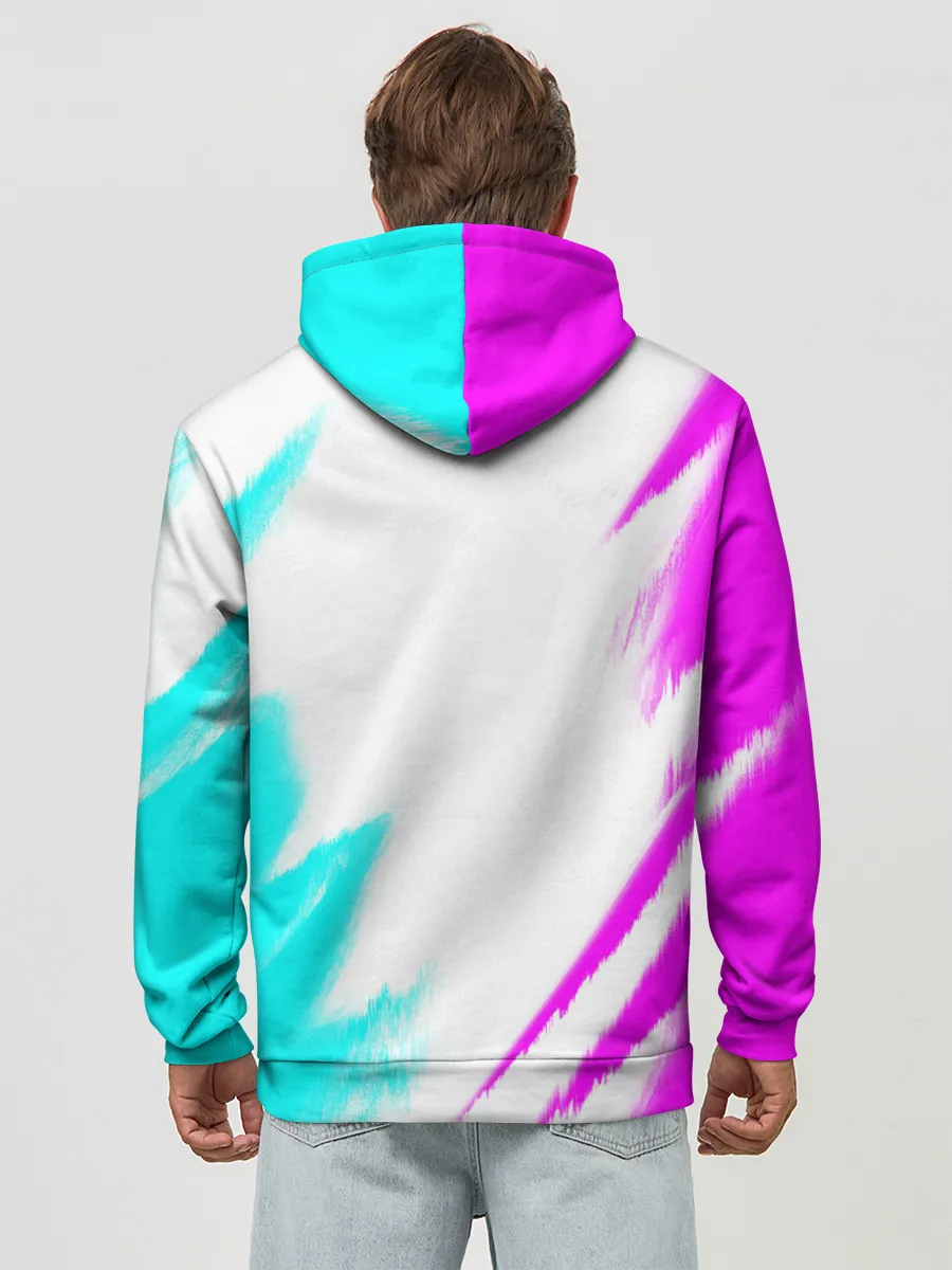 Худи мужской база хлопок / AMONG US - NEON