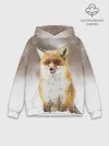 Худи мужской база хлопок / Лиса