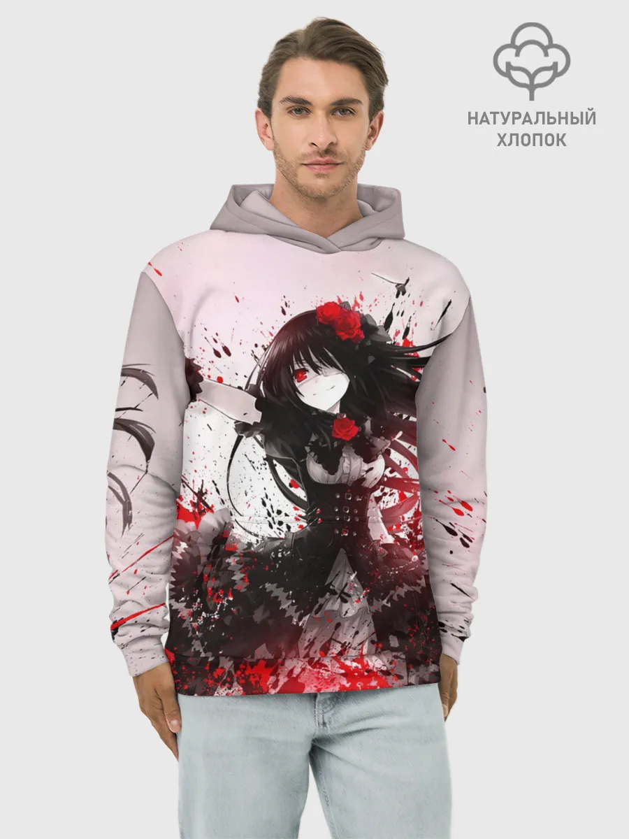 Худи мужской база хлопок / рандеву с жизнью