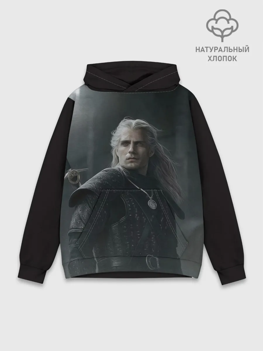 Худи мужской база хлопок / Ведьмак 2