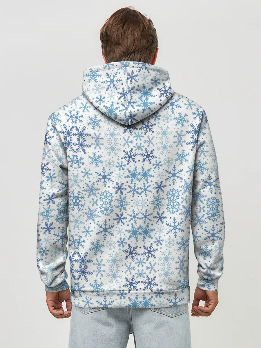 Худи мужской база хлопок / PLAYBOY - NEW YEAR