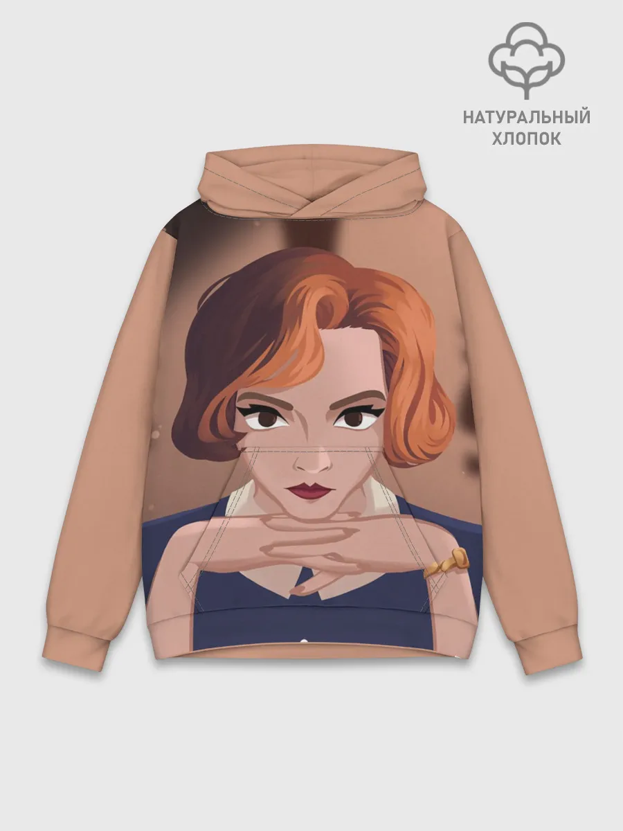 Худи мужской база хлопок / Ход Королевы