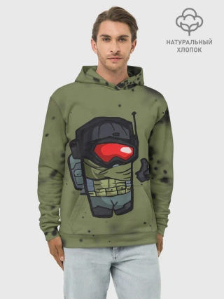 Худи мужской база хлопок / AMONG US & CALL OF DUTY