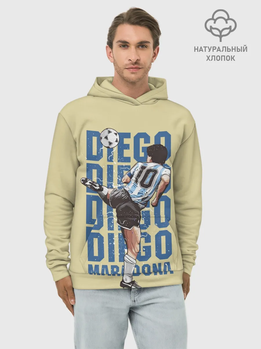 Худи мужской база хлопок / Diego Diego