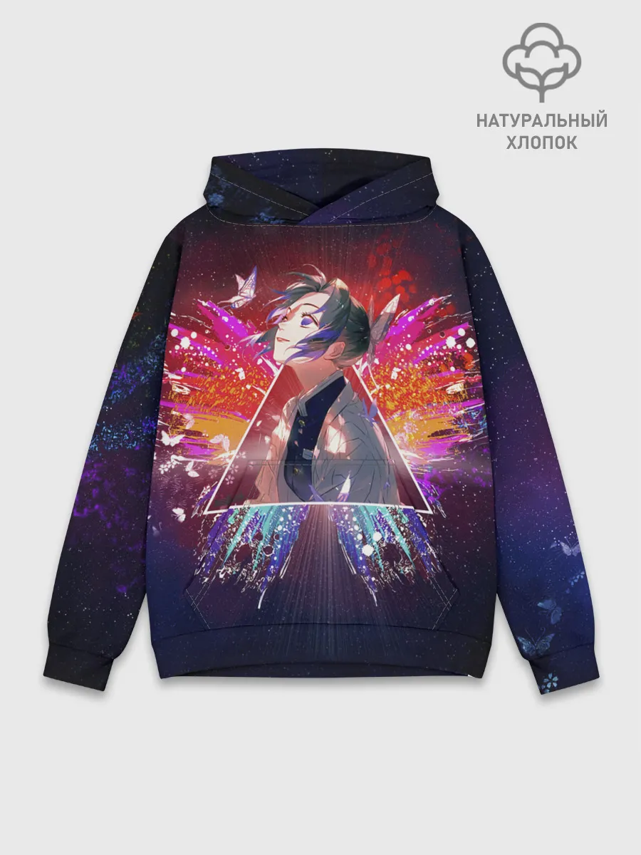 Худи мужской база хлопок / Шинобу Кочо