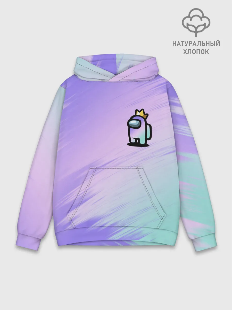 Худи мужской база хлопок / AMONG US GRADIENT