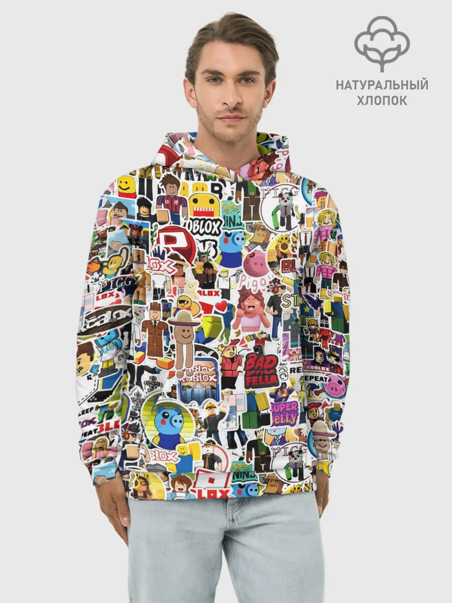 Худи мужской база хлопок / Roblox | Роблокс