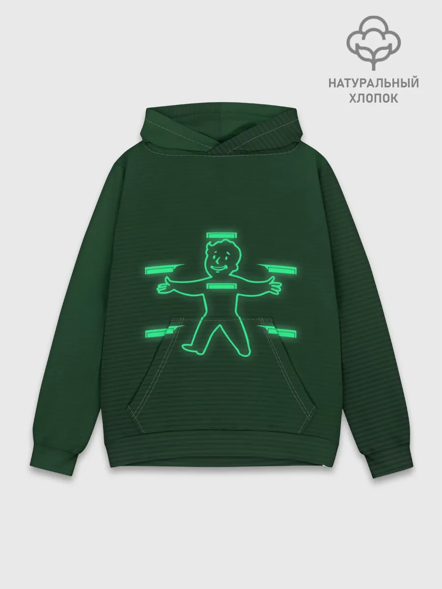 Худи мужской база хлопок / Vault-Boy HP